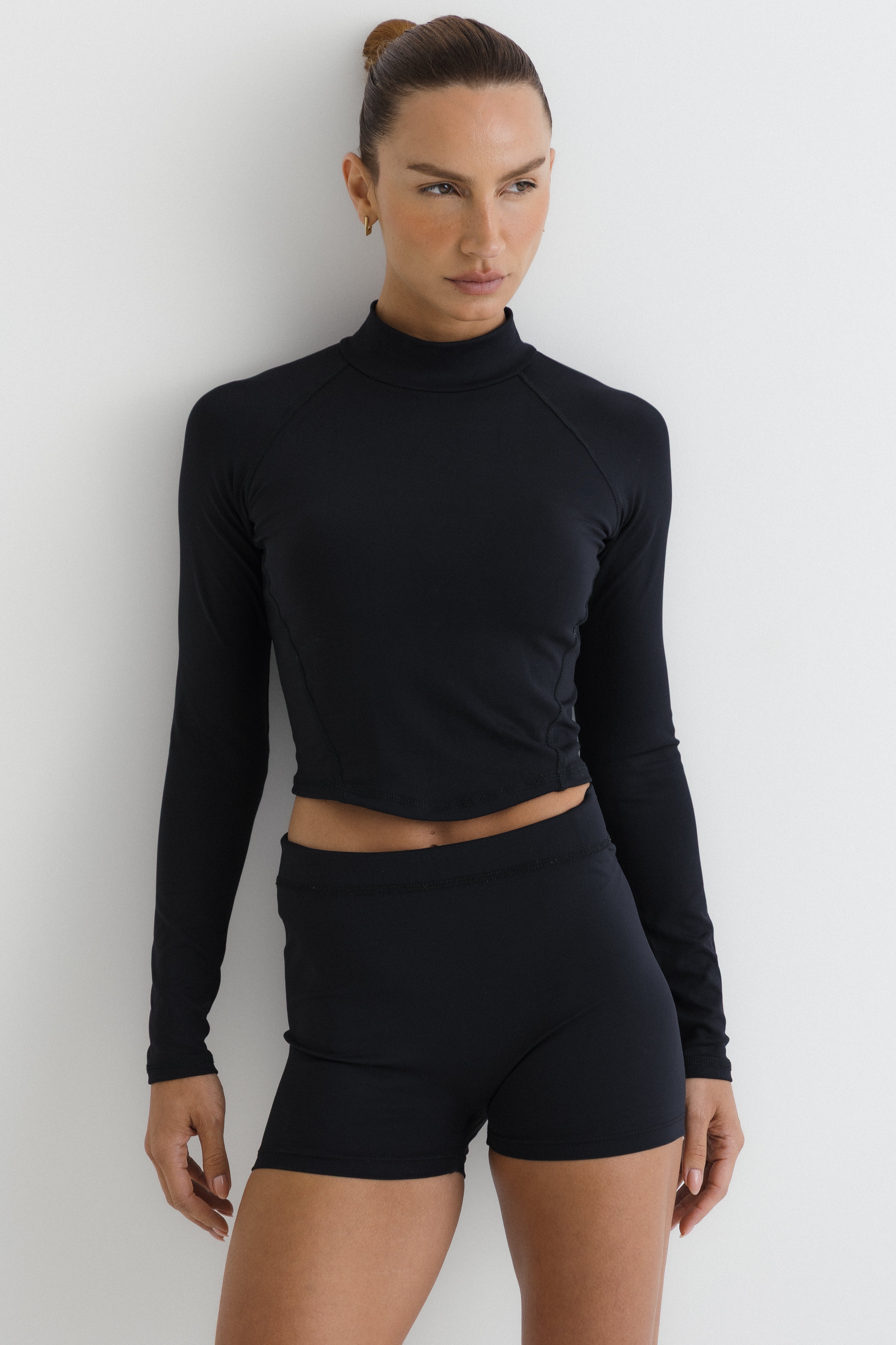 Blusa Manga Longa Surf Preto