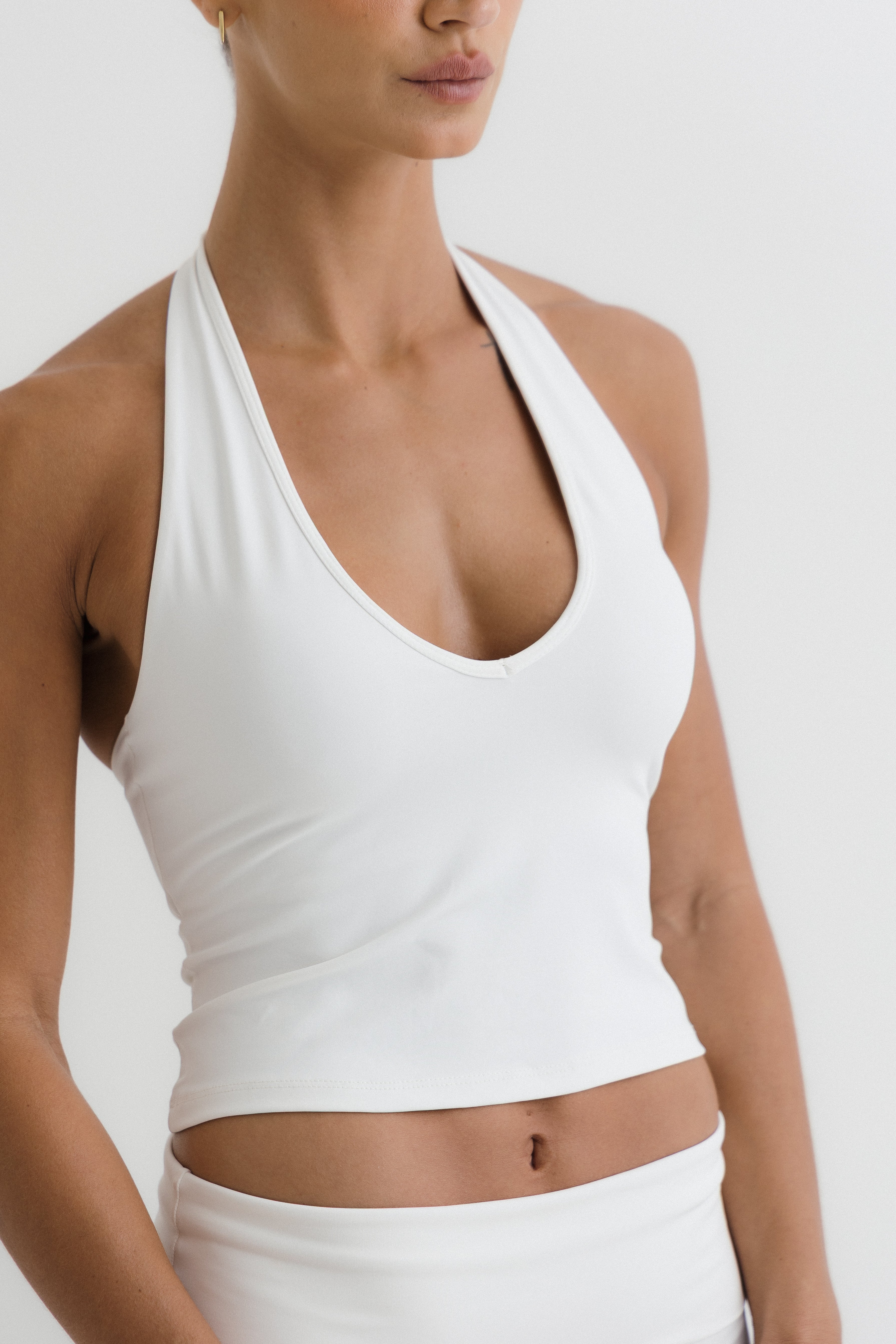 Top Frente Única Off White