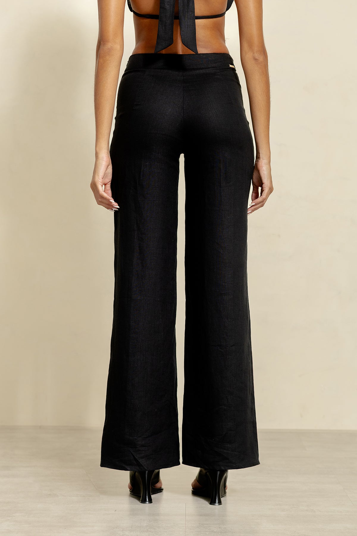 Calça Linho Isla Preto